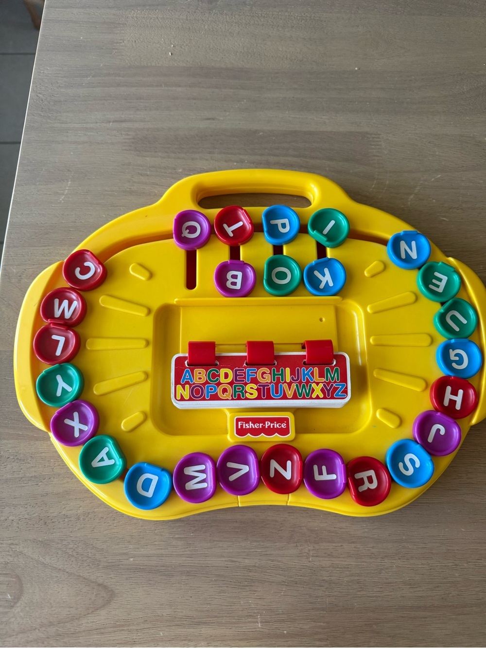 Fisher Price Alpha Go Round Word Building Learning Educational Spelling Toy 1997